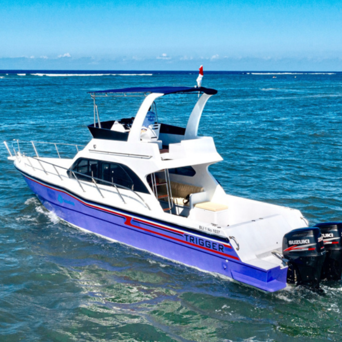 SEAHORSE TRIGGER PRIVATE YACHT - FULL DAY NUSA PENIDA (8-10 PERSON)